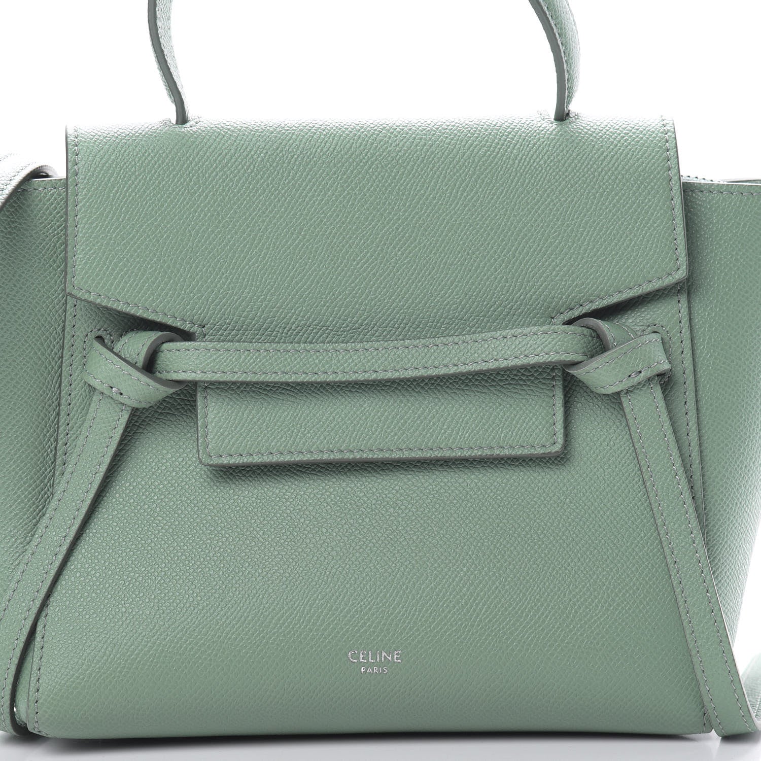 Celine Grained Calfskin Nano Belt Bag Celadon 7 of 9