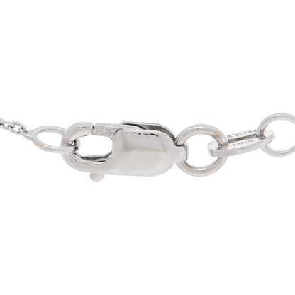 Roberto Coin 18K White Gold .10ctw Diamond Cross Pendant Necklace 4 of 6