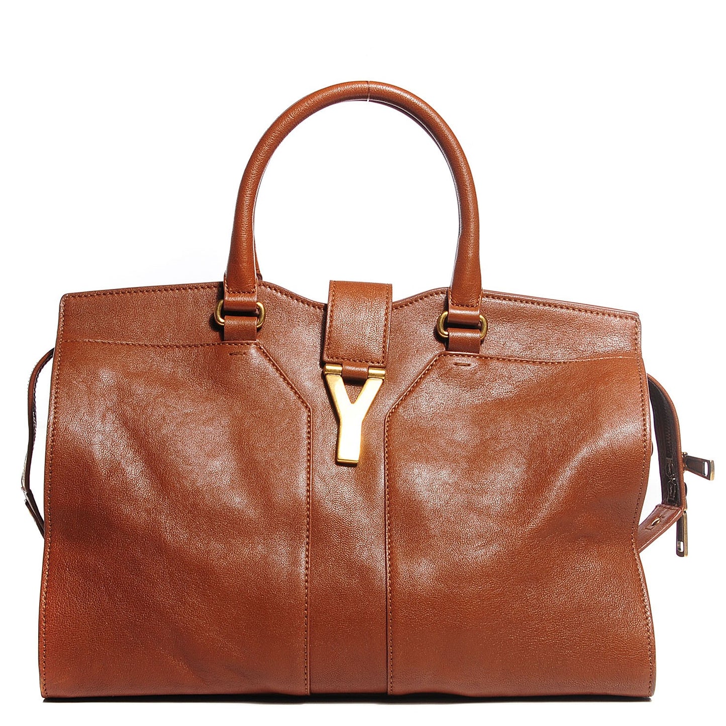 Leather Medium Cabas Chyc Whiskey