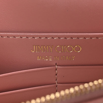 Jimmy Choo Calfskin Crocodile Embossed Palace Crossbody Blush 6 of 10