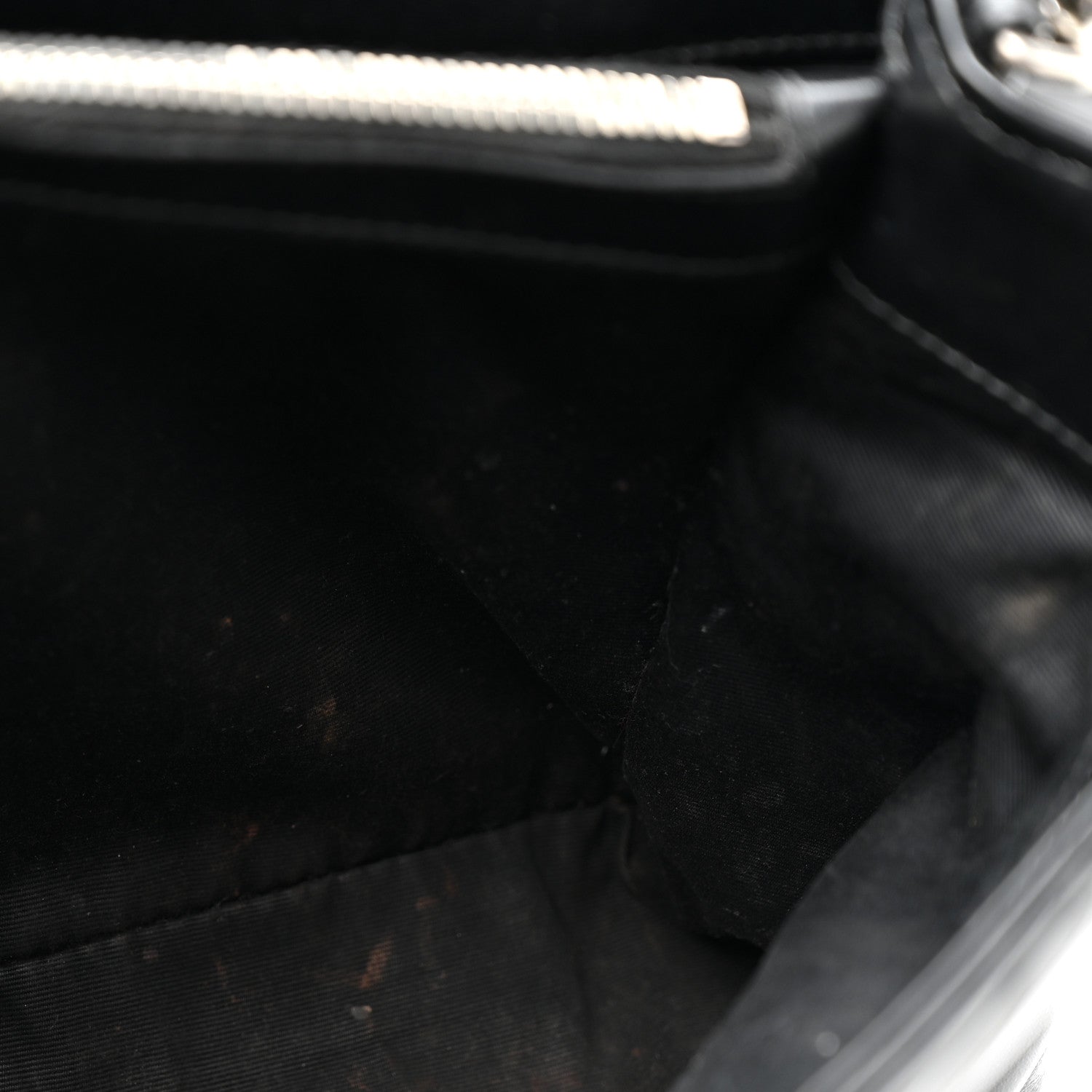Saint Laurent Grain de Poudre Calfskin Y Quilted Monogram Medium Loulou Chain Satchel Black 13 of 16