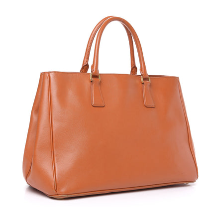 Prada Saffiano Lux Large Tote Papaya 2 of 16