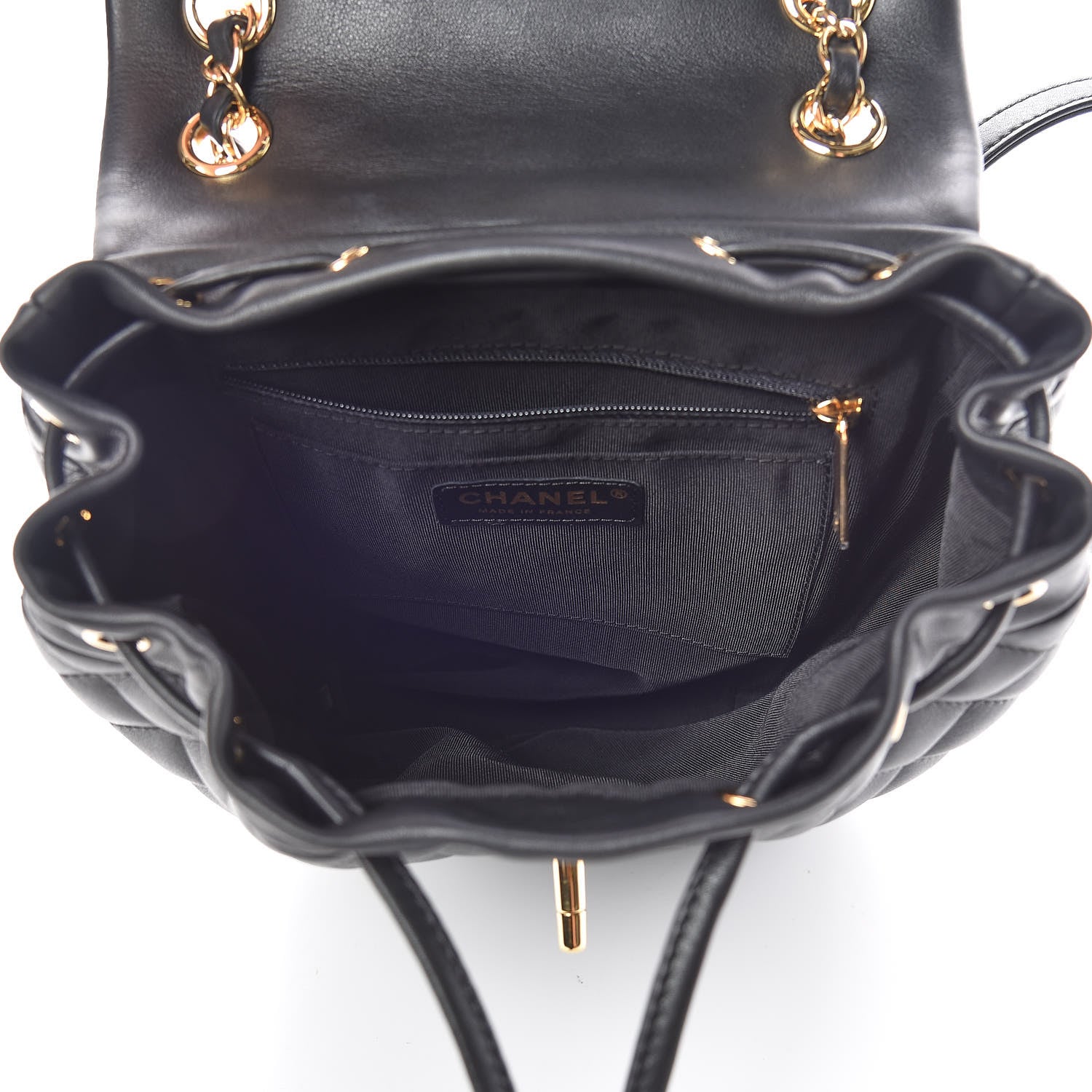 Chanel Lambskin Quilted Small Urban Spirit Backpack Black 7 of 9