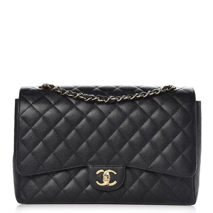 Chanel Caviar Quilted Maxi Double Flap Black 1 of 14