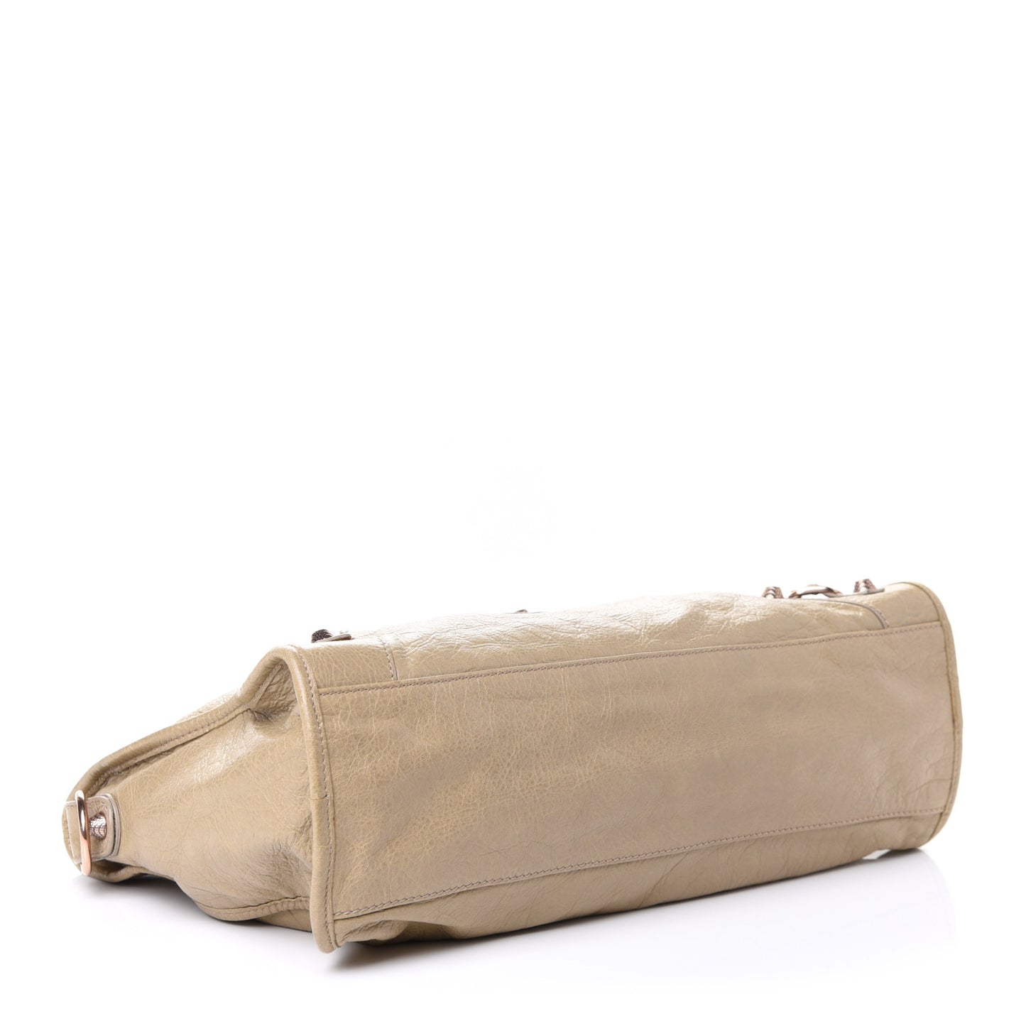 Agneau Giant 12 Rose Gold Hardware City Latte Beige
