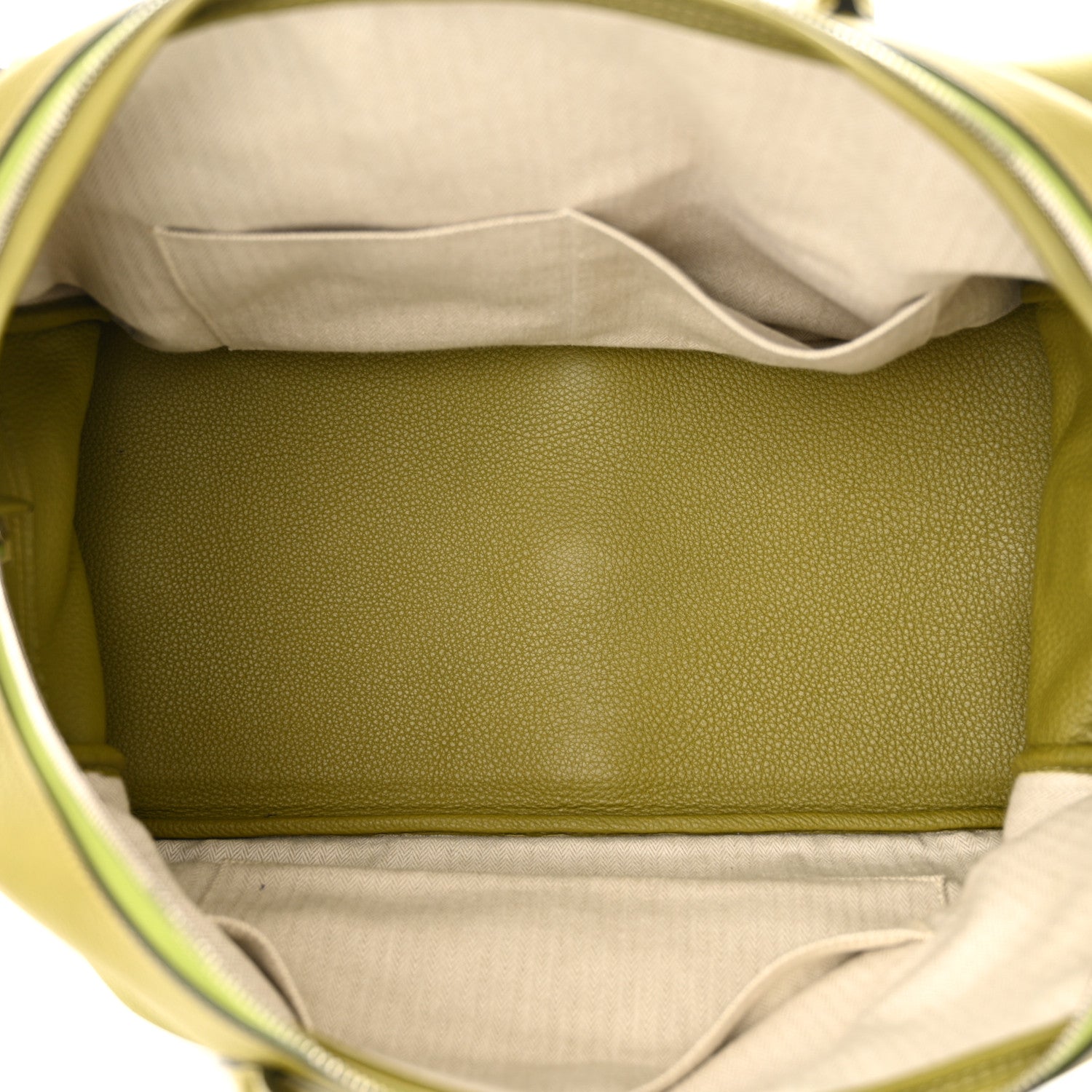 Hermes Taurillon Clemence Steve 45 Vert Chartreuse 5 of 16