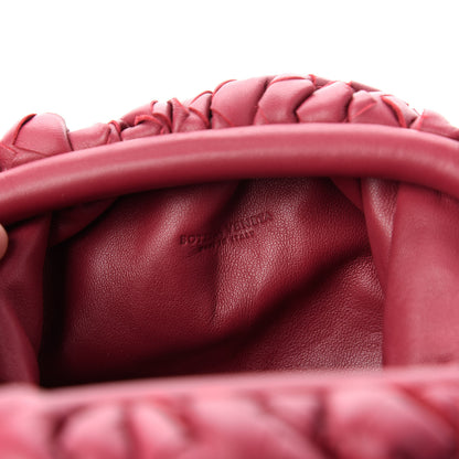 Bottega Veneta Nappa Intrecciato The Mini Pouch Amaranto 8 of 10