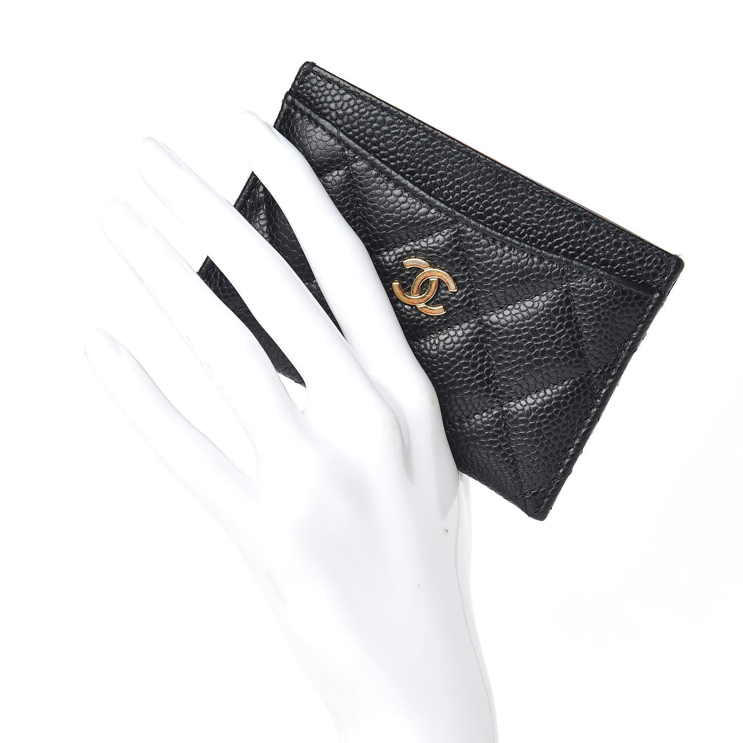 Chanel Caviar Quilted Card Holder Black 2 of 13