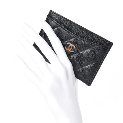 Chanel Caviar Quilted Card Holder Black 2 of 13