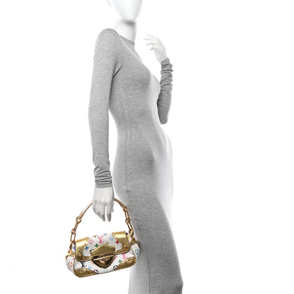 Louis Vuitton Monogram Multicolor Marilyn White Gold 3 of 9