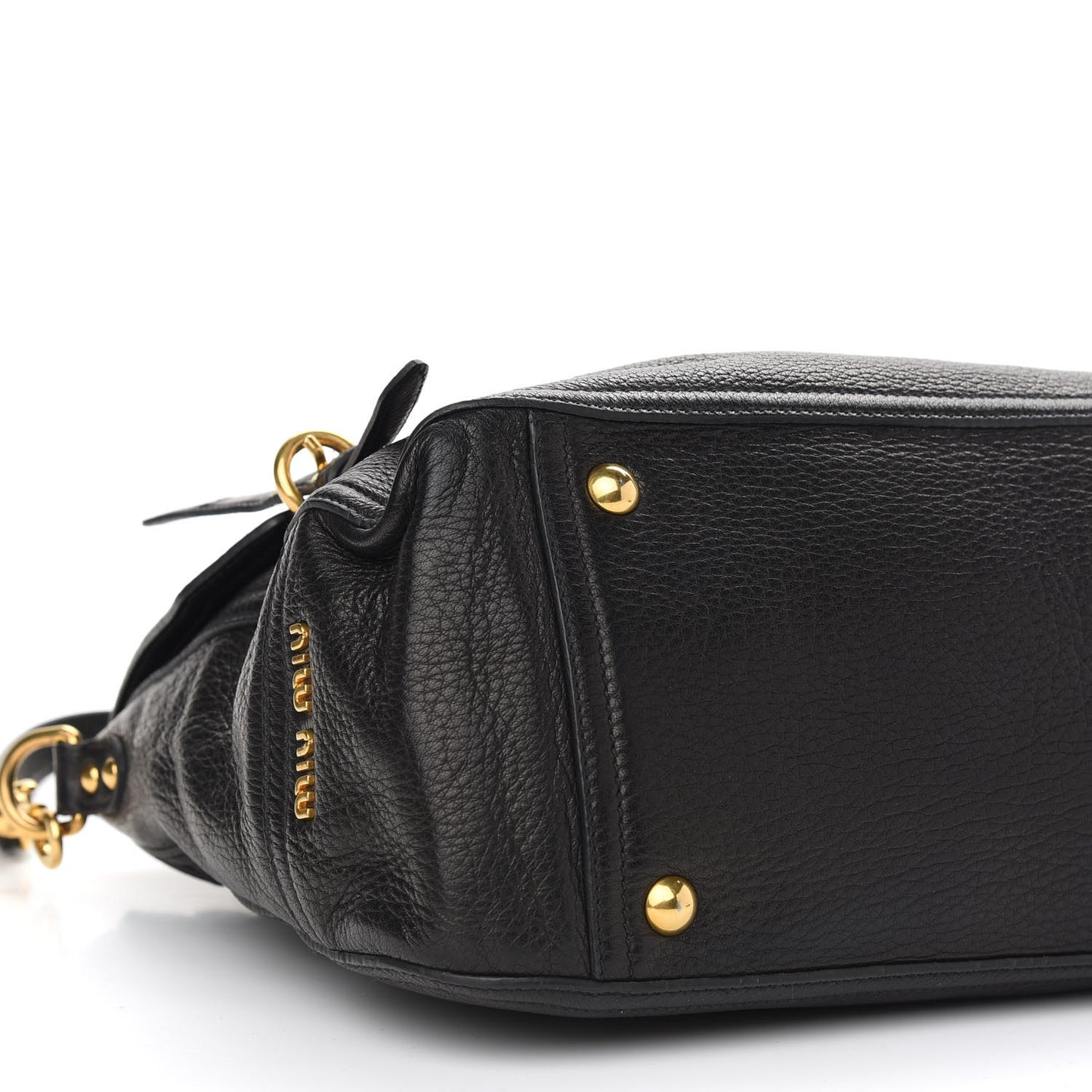 Cervo East-West Flap Satchel Black