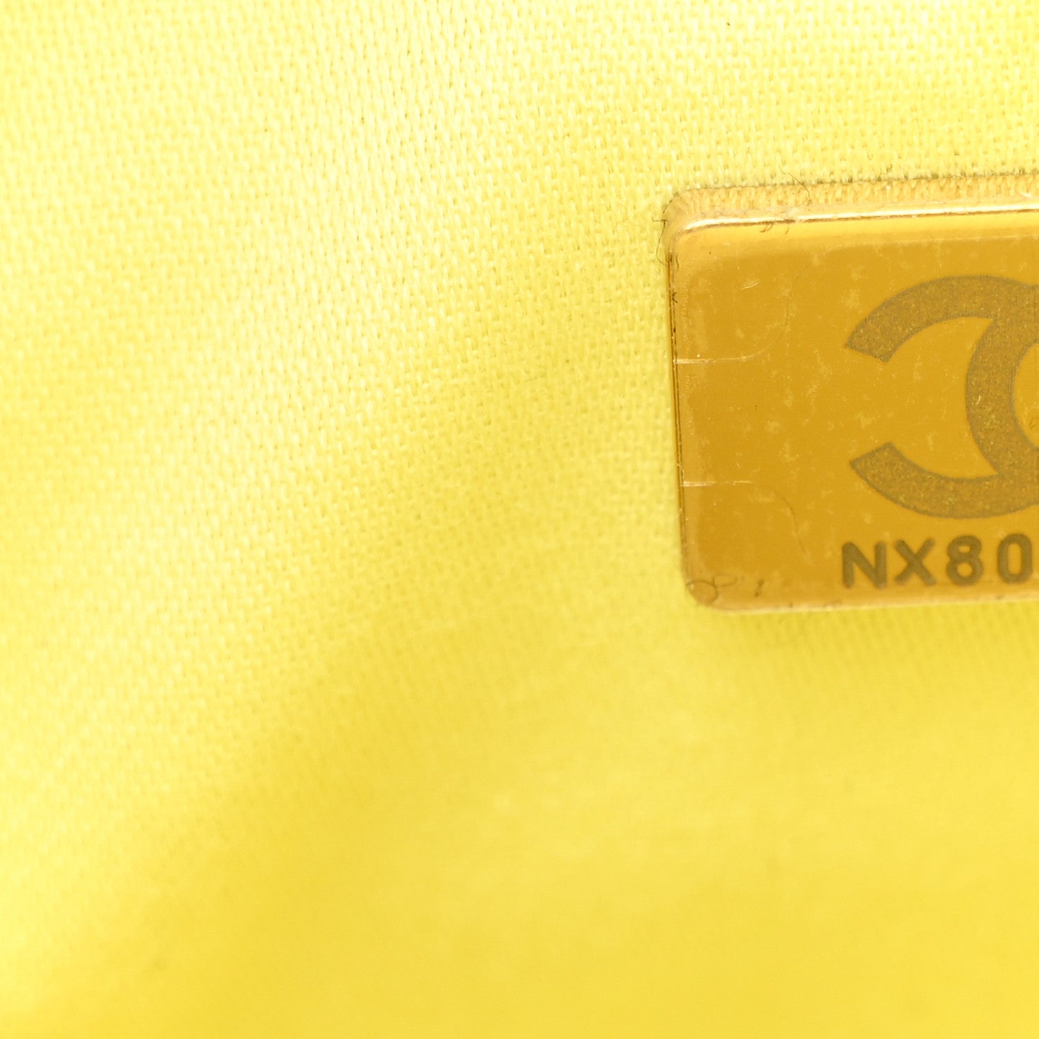 Chanel Caviar Quilted Mini Chanel 25 Handbag Light Yellow 7 of 11