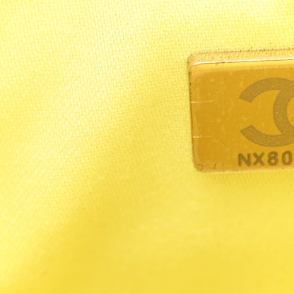 Chanel Caviar Quilted Mini Chanel 25 Handbag Light Yellow 7 of 11
