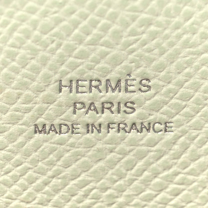 Hermes Epsom Verso Calvi Duo Card Case Gold Vert Fizz 6 of 9