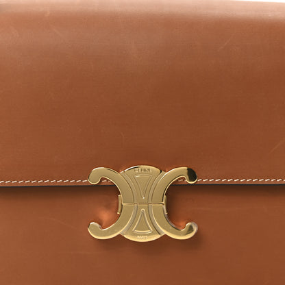 Celine Natural Calfskin Medium Triomphe Tan 8 of 10
