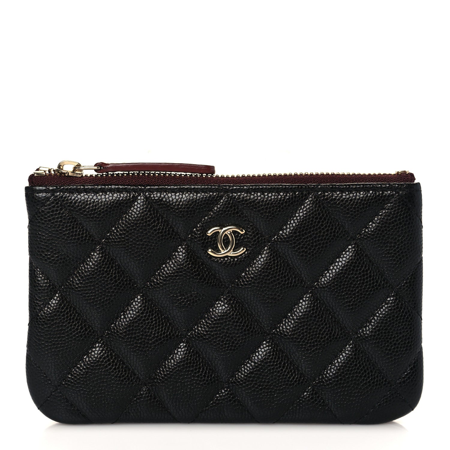 Chanel Caviar Quilted Small Cosmetic Case Black 1 of 7