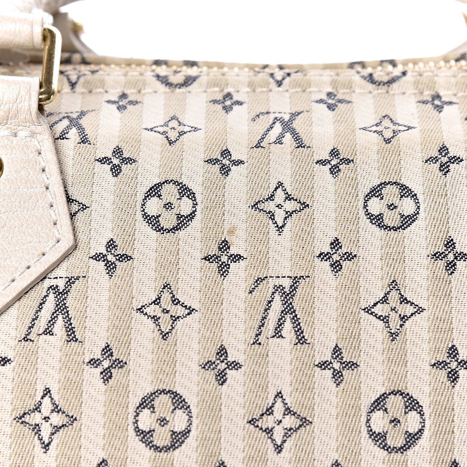Louis Vuitton Mini Lin Croisette Speedy 30 Blue 6 of 11