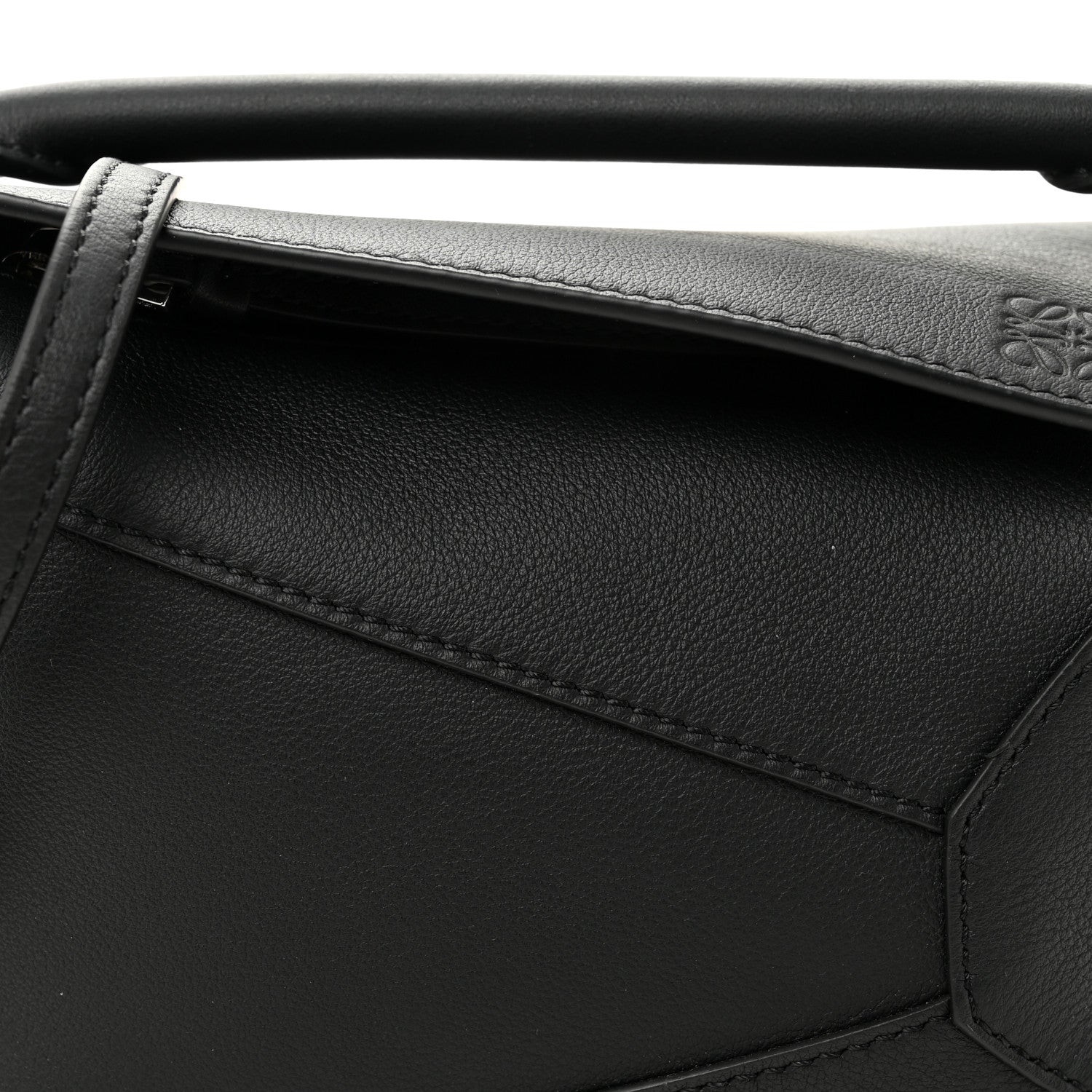 Loewe Calfskin Mini Puzzle Bag Black 7 of 9