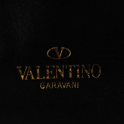 Valentino Garavani Lambskin Crystal B Diamond Tote Black 5 of 8
