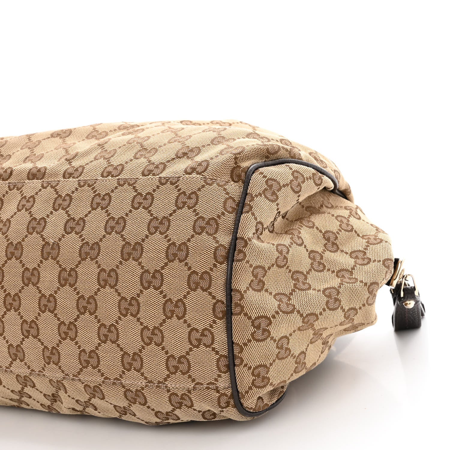 Gucci Monogram Medium Sukey Boston Bag Dark Brown 9 of 10
