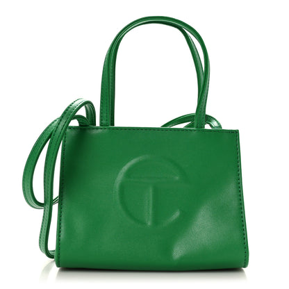 Telfar Vegan Leather Small Shopping Bag Greenscreen 1 of 8