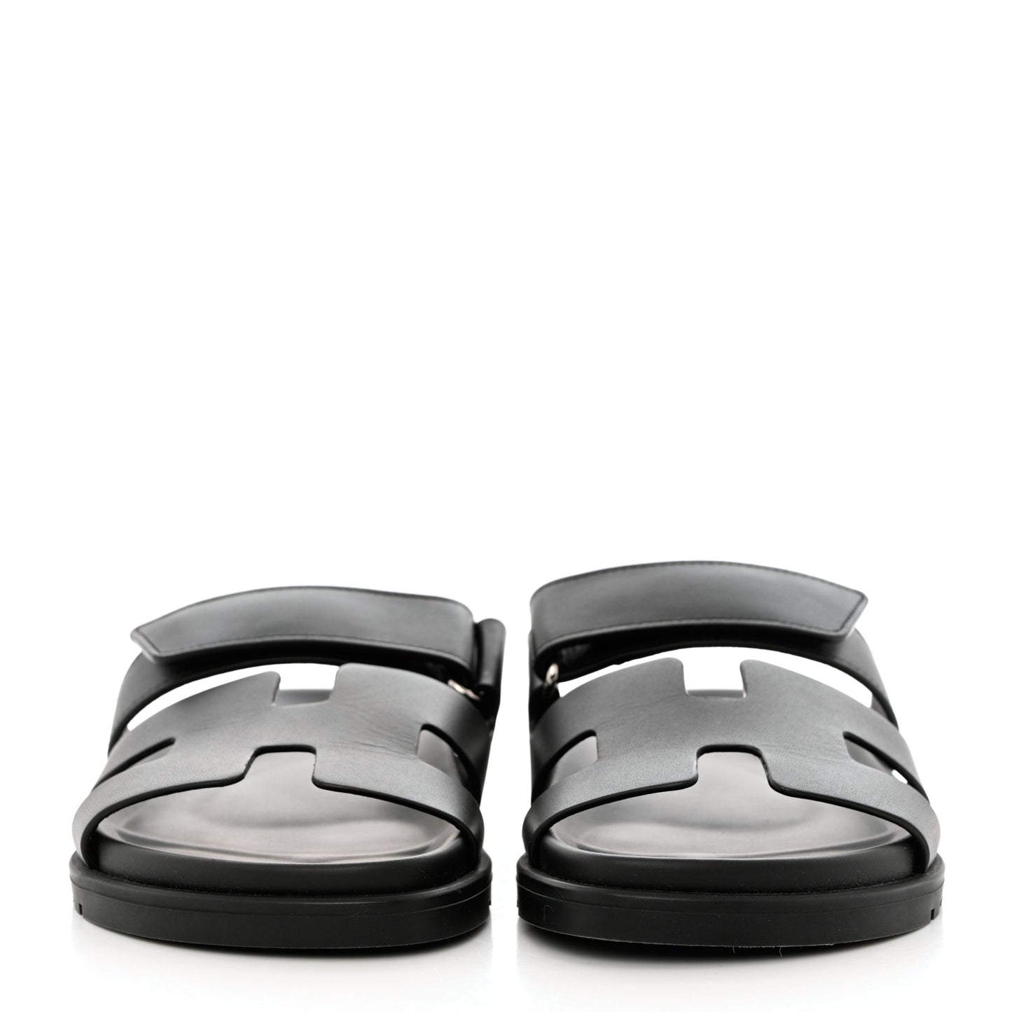 Calfskin Womens Chypre Sandals 35.5 Black