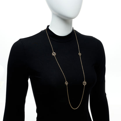 Roberto Coin 18K Yellow Gold Diamond Bollicine Station Necklace 2 of 5