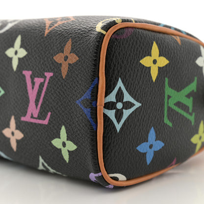 Louis Vuitton Monogram Multicolor Mini Sac HL Speedy Black 9 of 11