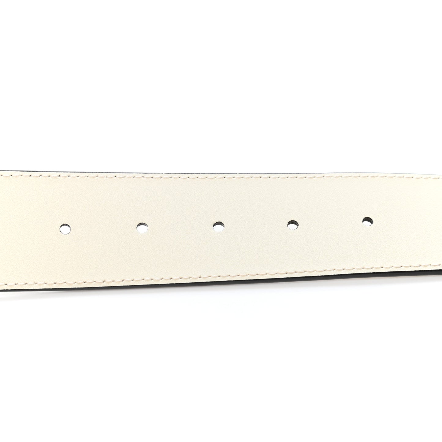 Calfskin Double G 40mm Belt 70 28 Mystic White