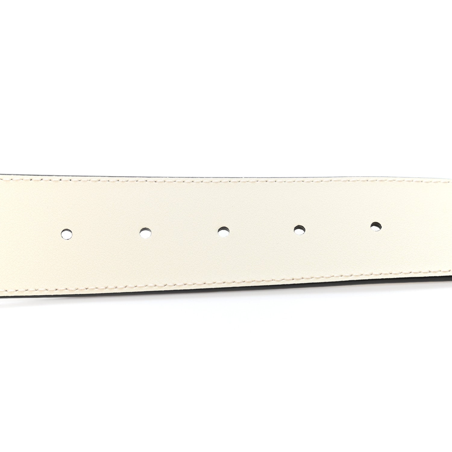 Gucci Calfskin Double G 40mm Belt 70 28 Mystic White 5 of 5