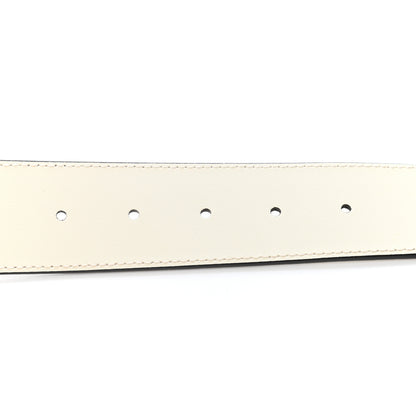 Gucci Calfskin Double G 40mm Belt 70 28 Mystic White 5 of 5