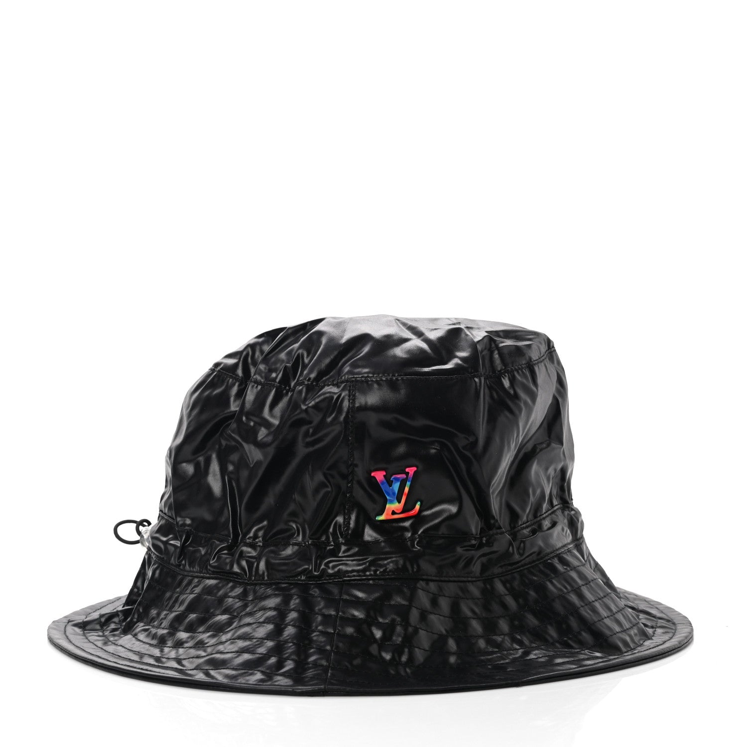 Louis Vuitton Nylon 2054 Transformable Bob Bucket Hat 58 Black 3 of 8