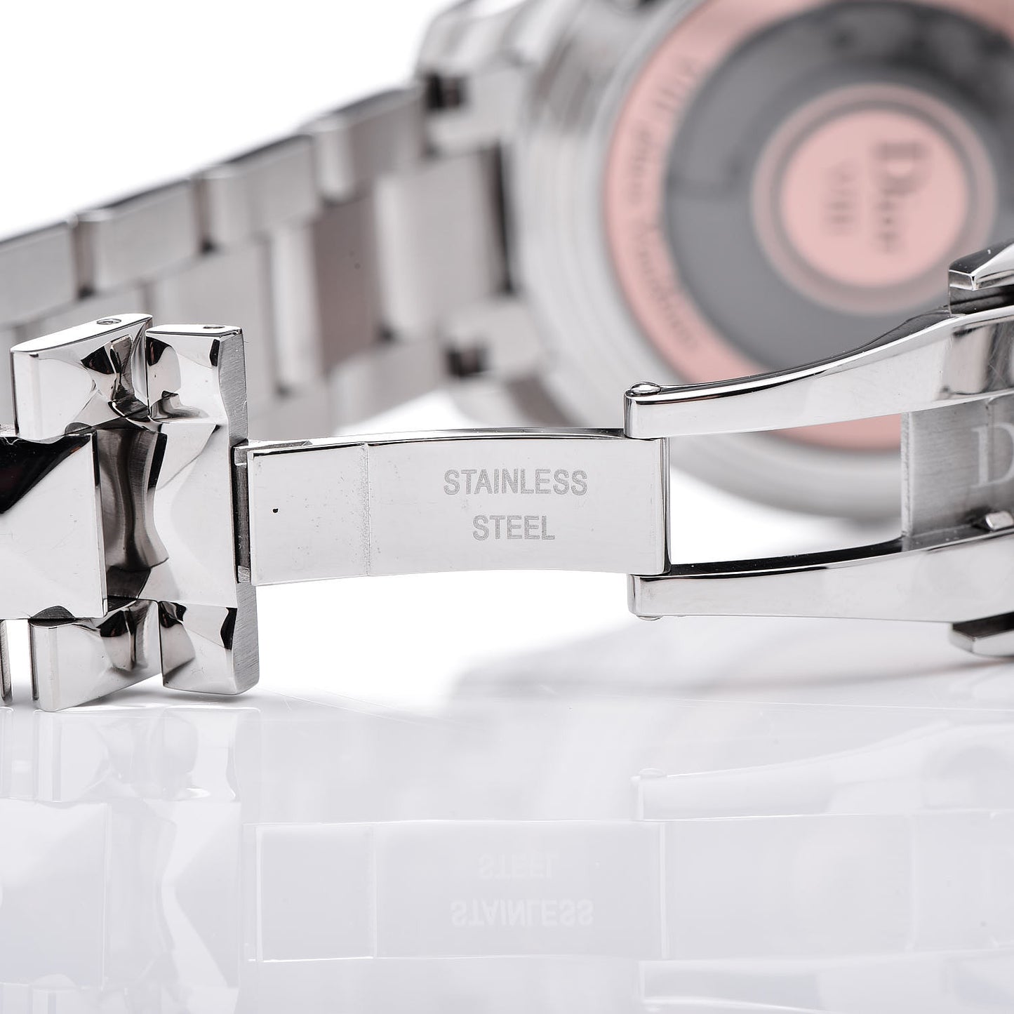 Stainless Steel Diamond Mother of Pearl 36mm Dior VIII Montaigne Automatic Watch