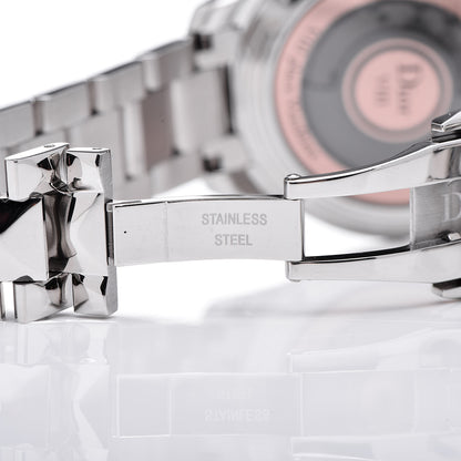 Christian Dior Stainless Steel Diamond Mother of Pearl 36mm Dior VIII Montaigne Automatic Watch 6 of 8