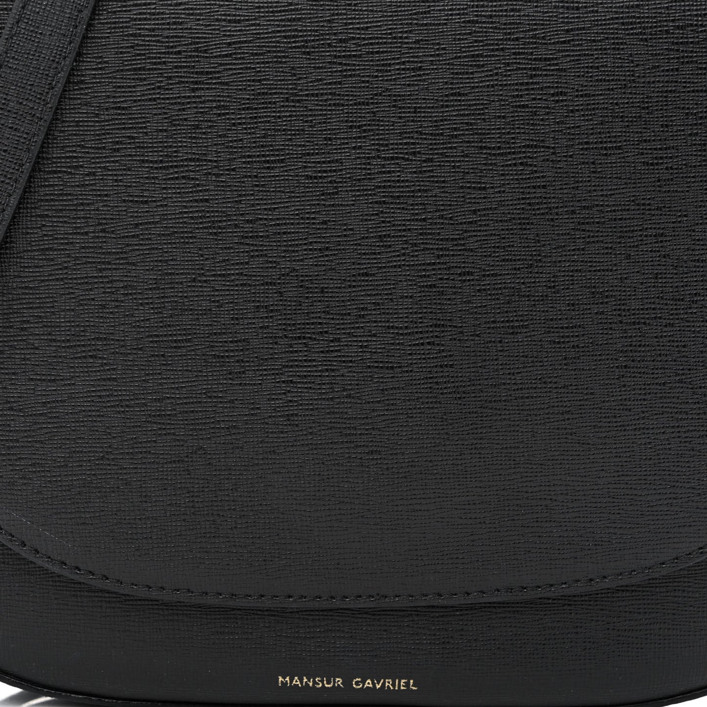 Calfskin Flap Crossbody Bag Black