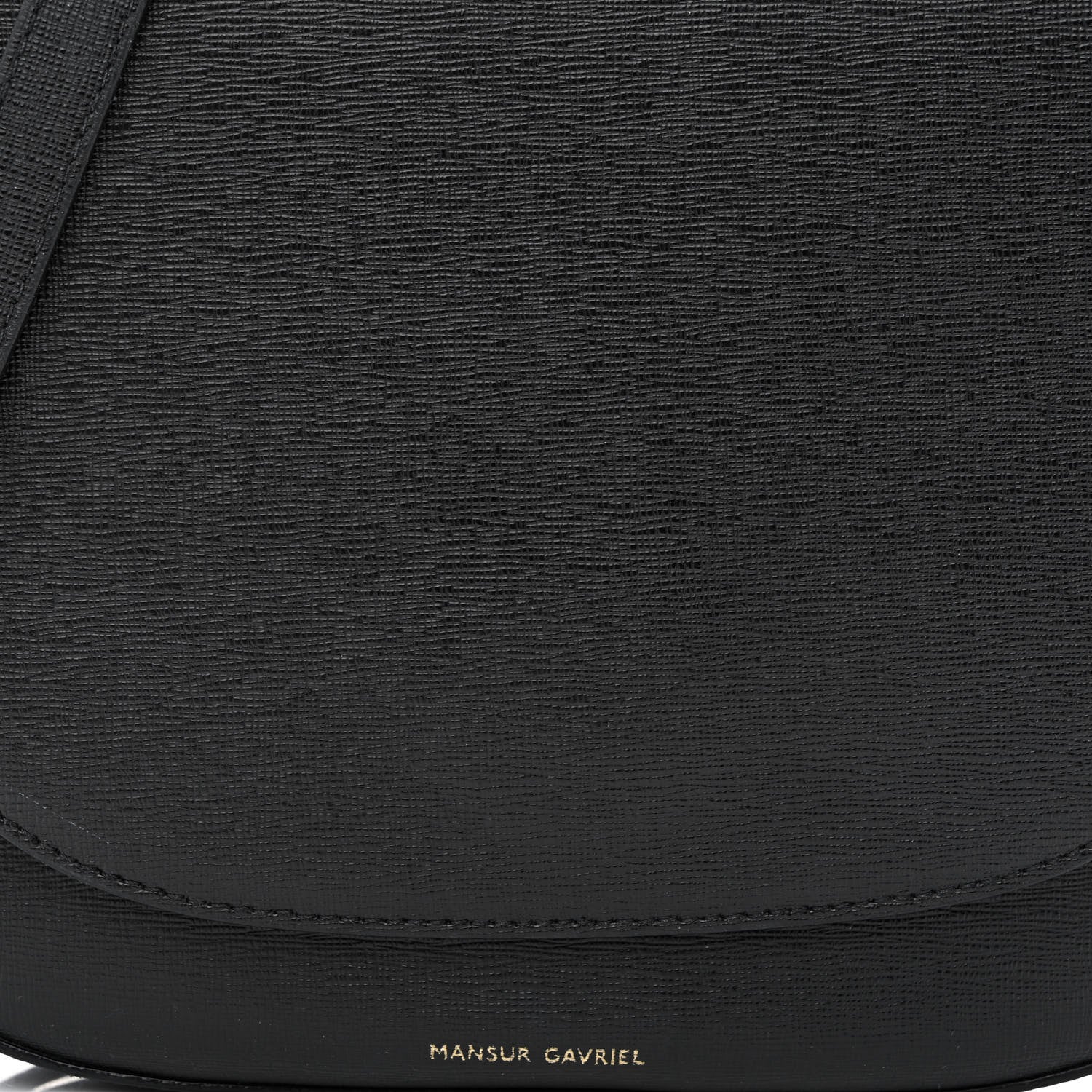 Mansur Gavriel Calfskin Flap Crossbody Bag Black 9 of 19