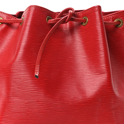 Louis Vuitton Epi Noe Castillan Red 7 of 9