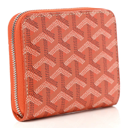 Goyard Goyardine Matignon PM Wallet Orange 2 of 6