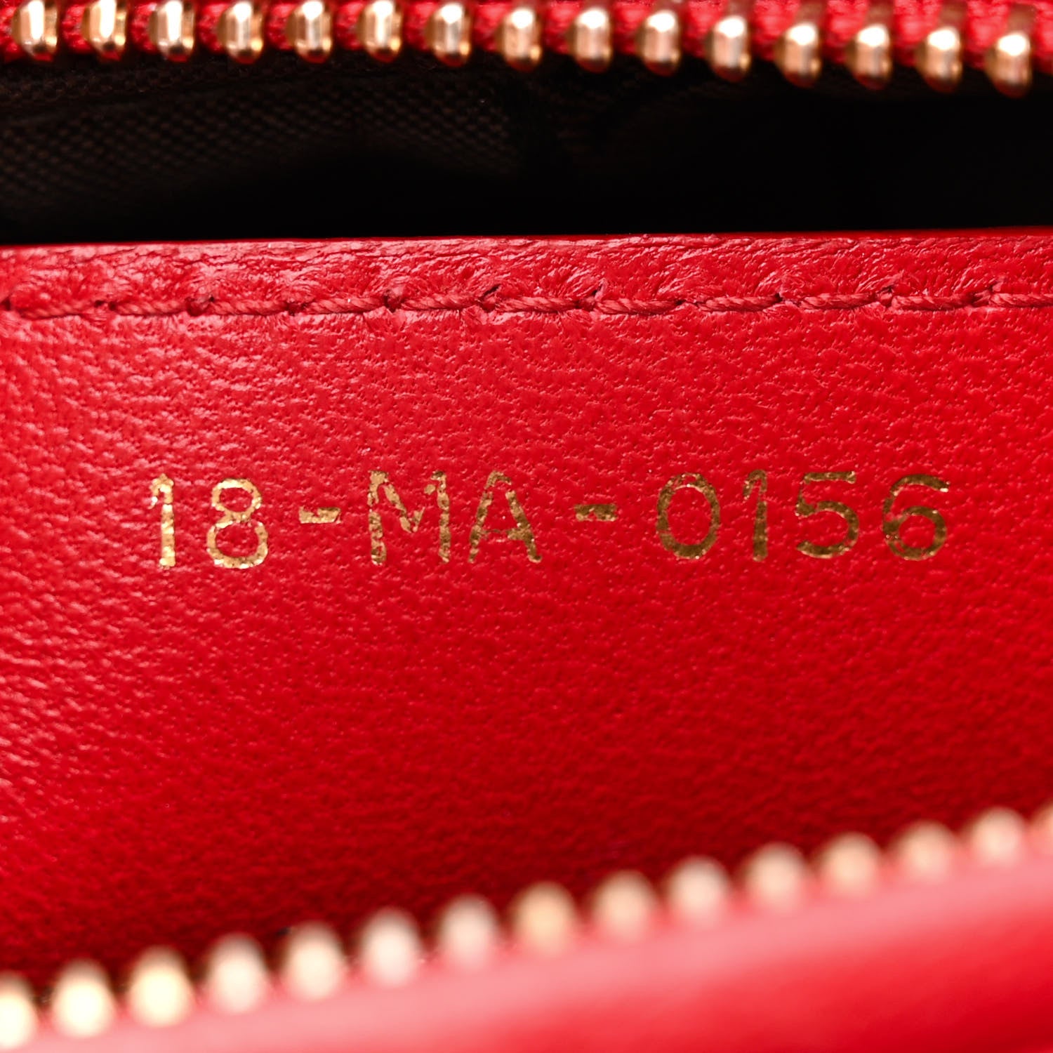Christian Dior Lambskin Cannage Medium Lady Dior Red 7 of 16