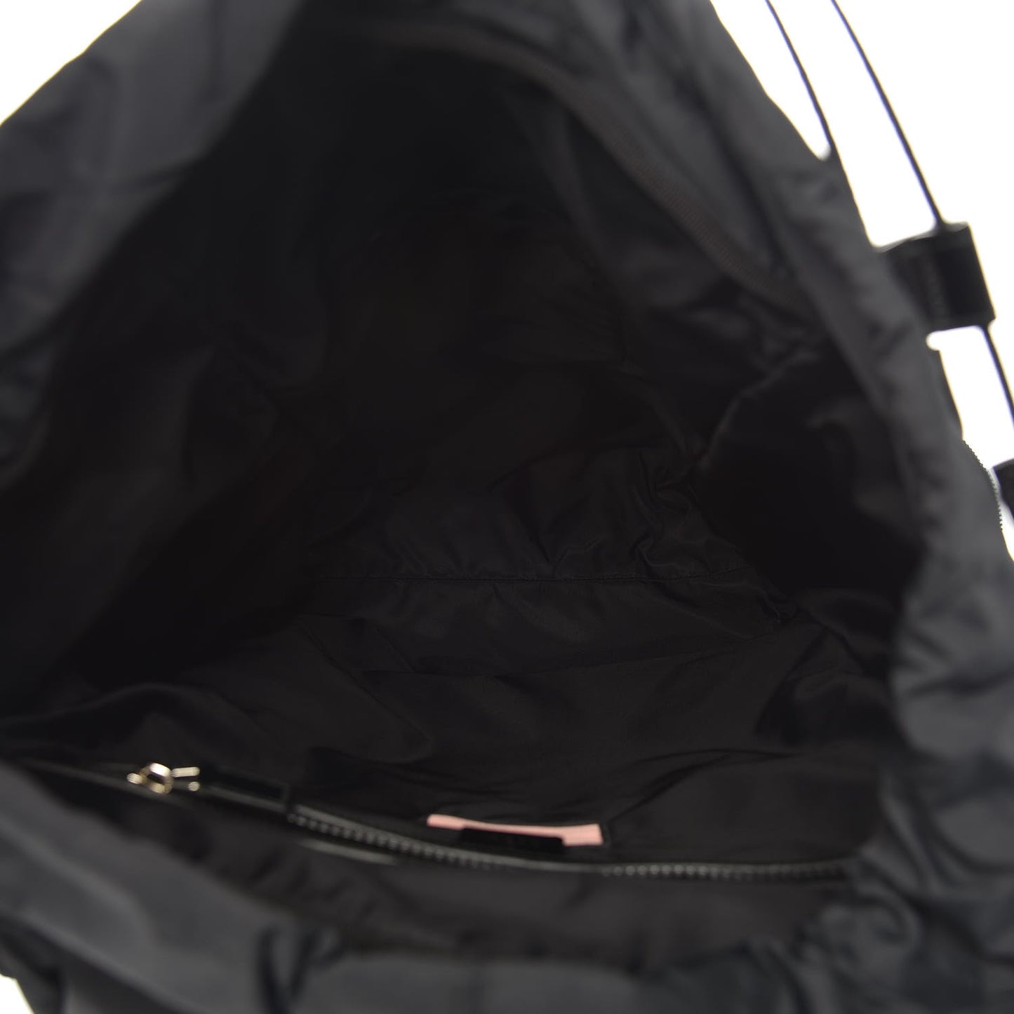 Techno Canvas GucciGhost Double Buckle Backpack Black New Acquamarine