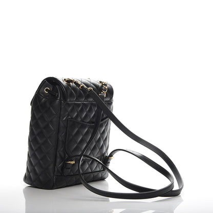 Chanel Lambskin Quilted Small Urban Spirit Backpack Black 3 of 7