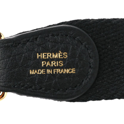 Hermes Taurillon Clemence Evelyne TPM Black 7 of 10