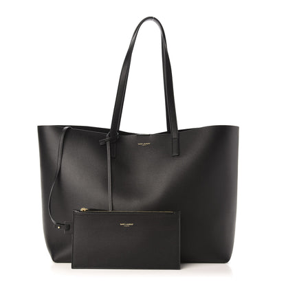 Saint Laurent Calfskin Large Shopping Tote Black 1 of 12