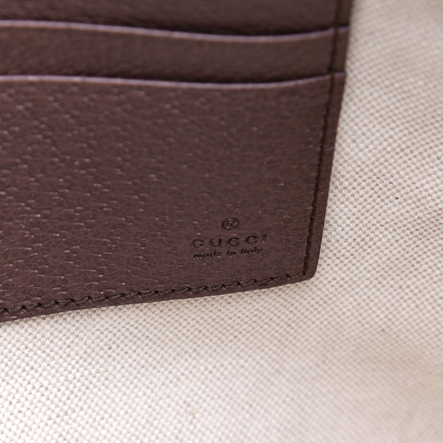 Gucci GG Supreme Monogram Courrier Documents Holder Beige New Acero 8 of 12