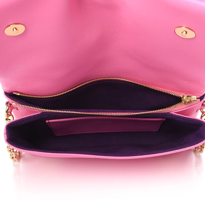 Louis Vuitton Lambskin Embossed Monogram Vuittamins Pochette Coussin Rose Violet 5 of 10