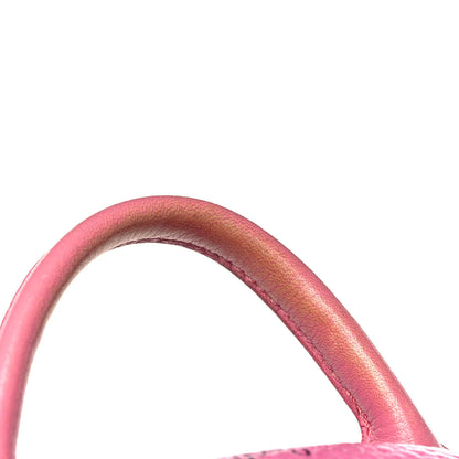 MCM Visetos Studded Small Stark M Backpack Pink 9 of 10