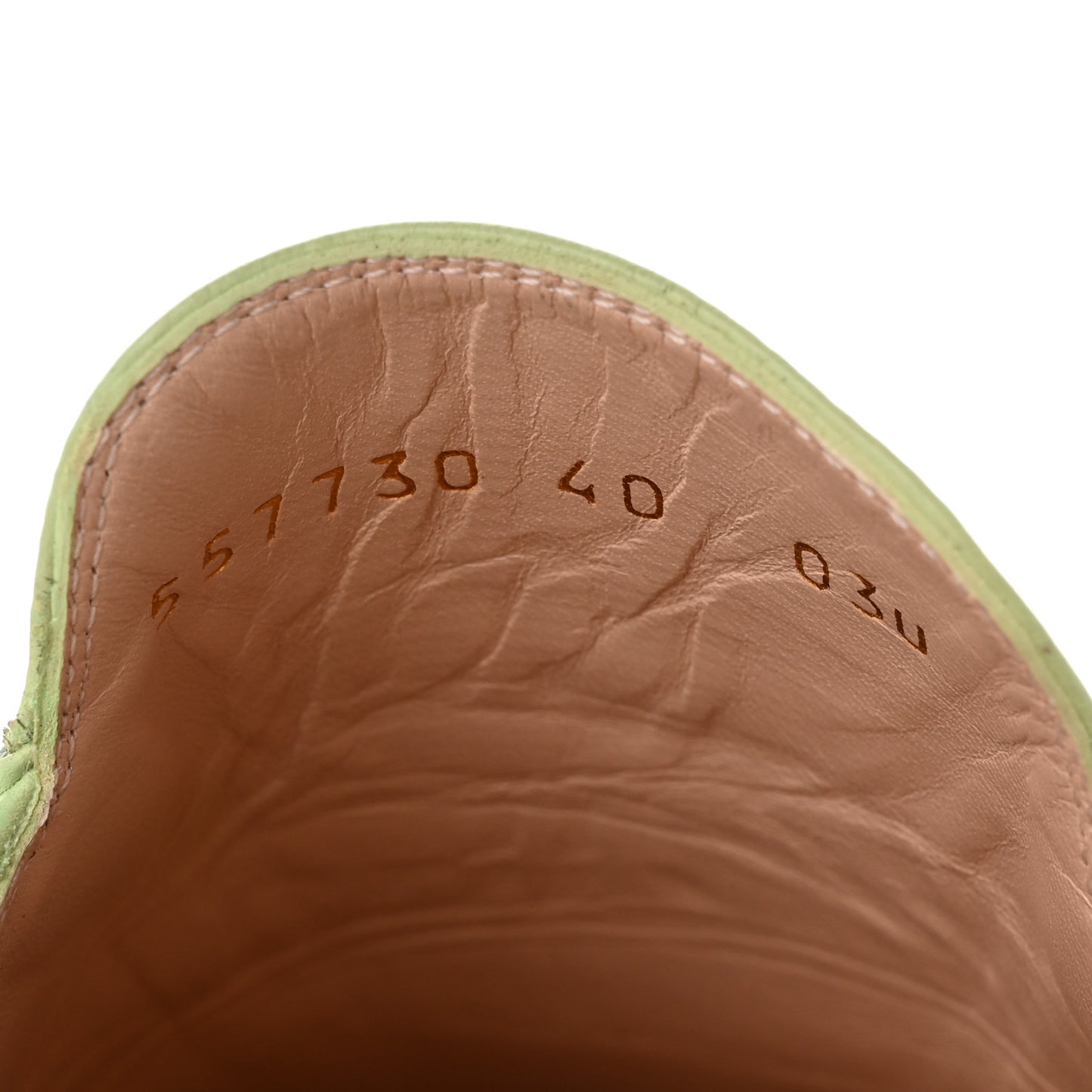 Malaga Kid Womens Princetown Slippers 40 Pistachio Green