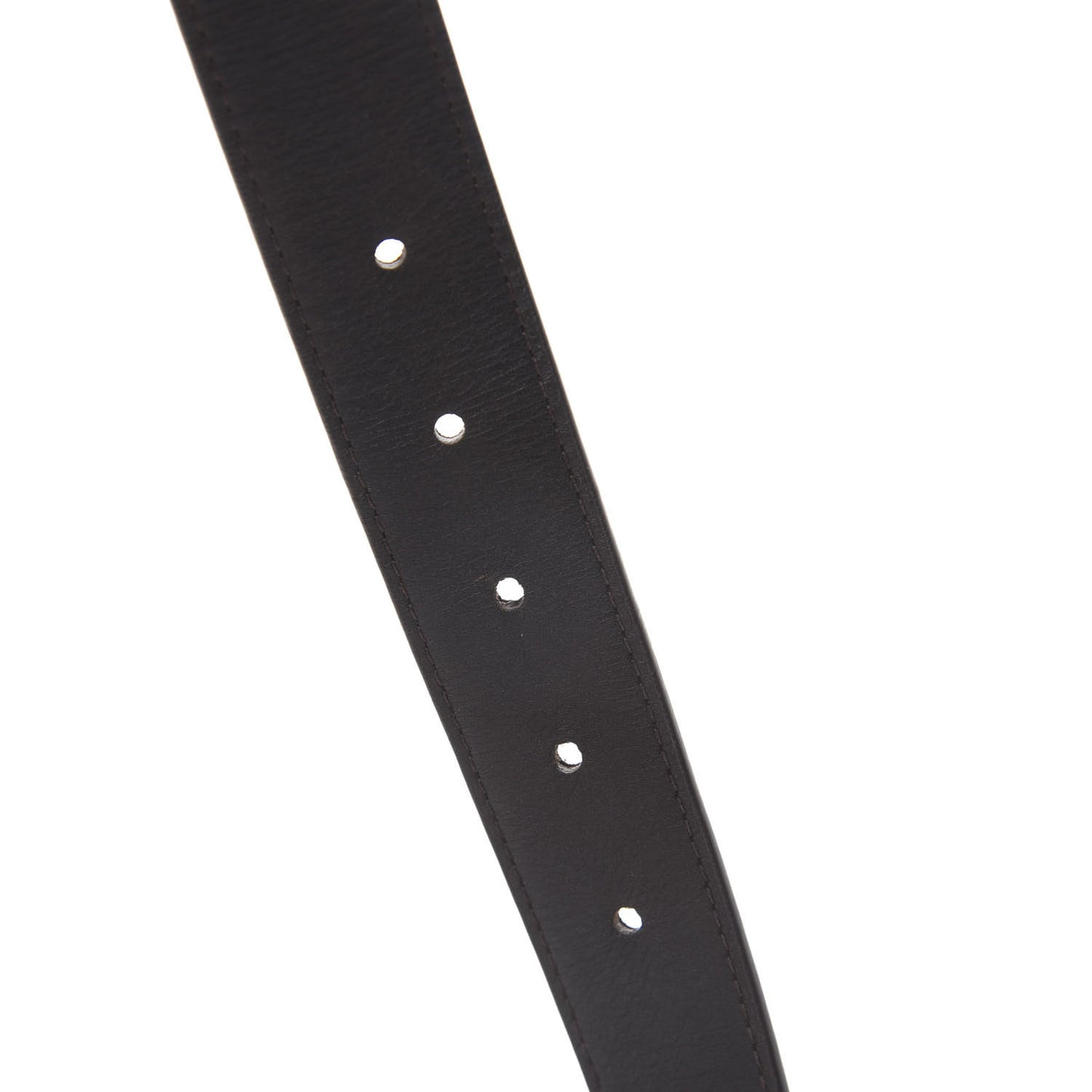 Damier Ebene LV Paris Buckle Belt 85 34 Gold