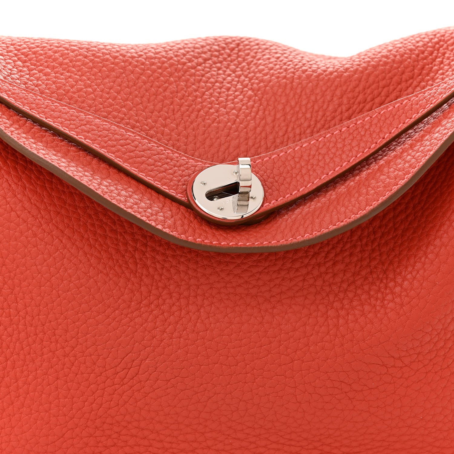 Hermes Taurillon Clemence Verso Lindy 30 Rouge Pivoine Rose Jaipur 8 of 11