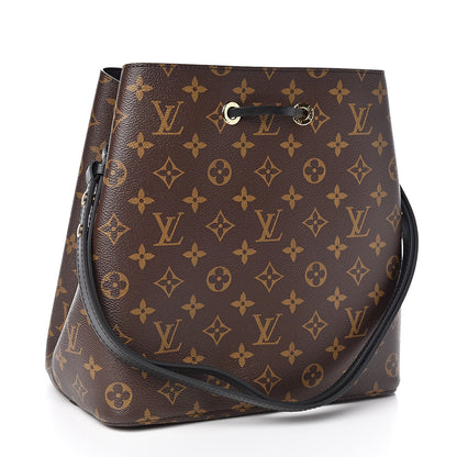 Louis Vuitton Monogram Neonoe MM Black 3 of 9
